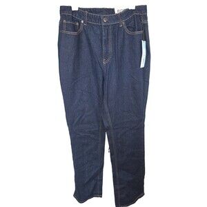 Future Collective Blue Denim Jeans Size 10 High Rise Flare New with Tags